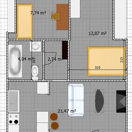 Centre St Eloi Giraudeau - Entier 2 Apartamento