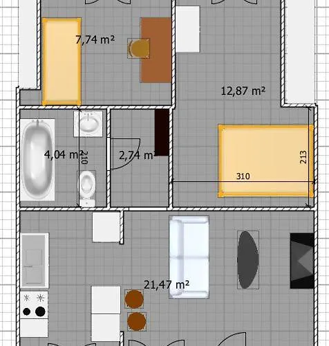 Centre St Eloi Giraudeau - Entier 2 公寓
